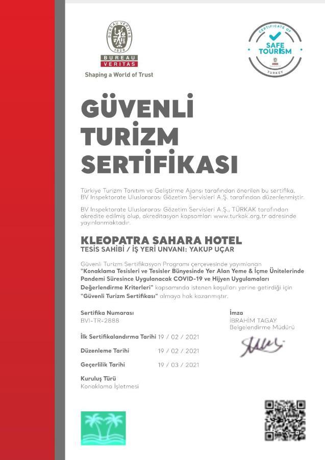 Kleopatra Sahara Hotel Alanya Exteriér fotografie