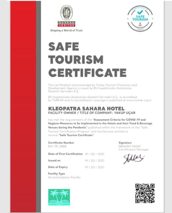 Kleopatra Sahara Hotel Alanya Exteriér fotografie